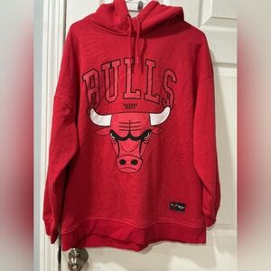 NBA Bulls Red Sweatshirt